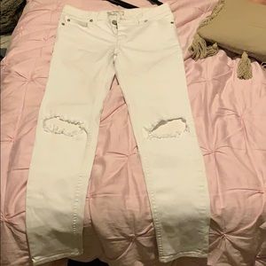 Free people white skinny jeans